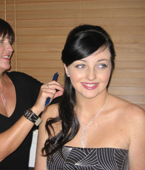 Styled hair 1